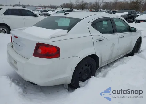 2014 Dodge Avenger Se z USA, uszkodzony, nr VIN 1C3CDZAB1EN170064
